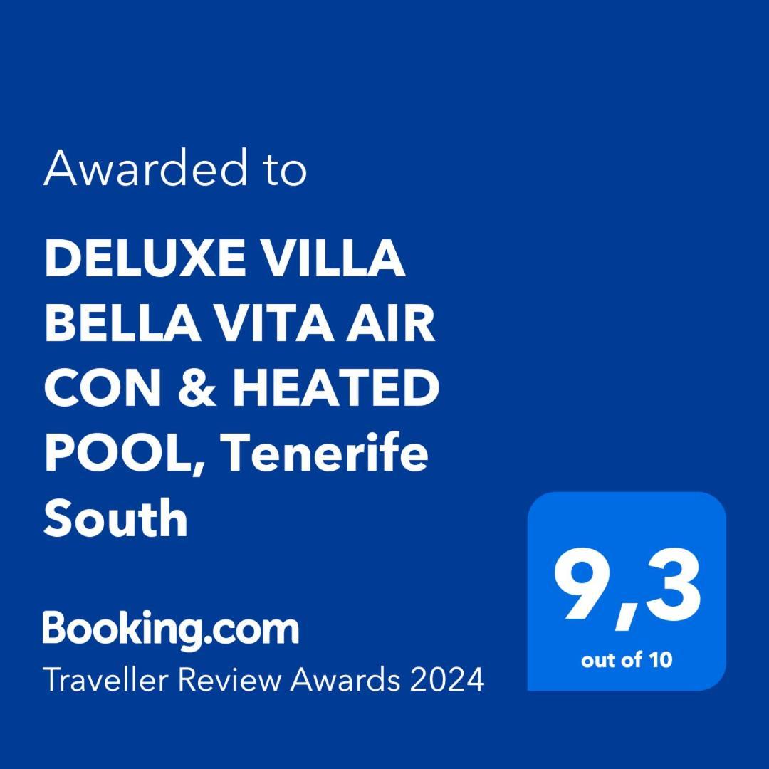 Deluxe Villa Bella Vita Air Con & Heated Pool, Tenerife South Chayofa Kültér fotó